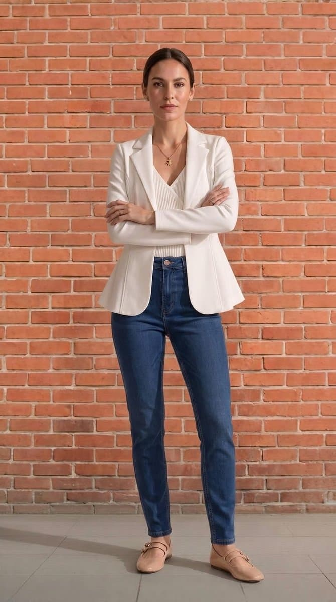 Blazer Neoprene Branco, Branco, tamanho UN — foto 3