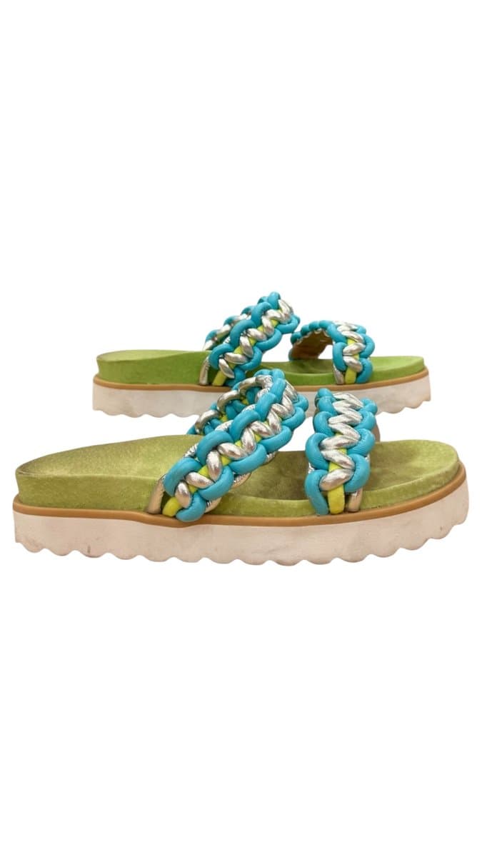 Papete Schutz Azul/Verde 34, Schutz, Azul, tamanho 34