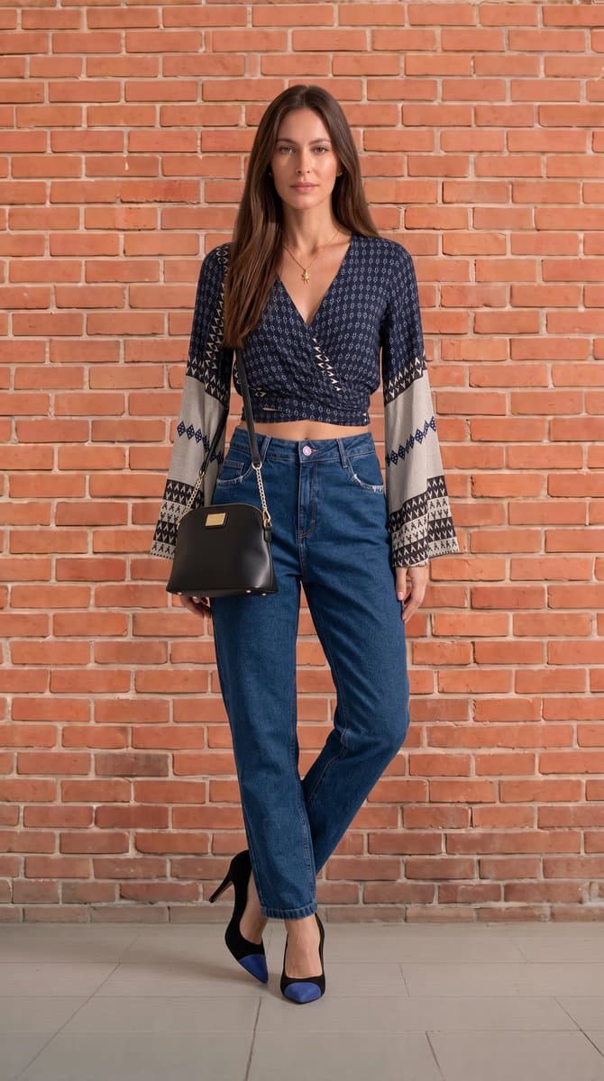 Cropped ML Estampa FYI P, FYI, Estampada, tamanho P — foto 4