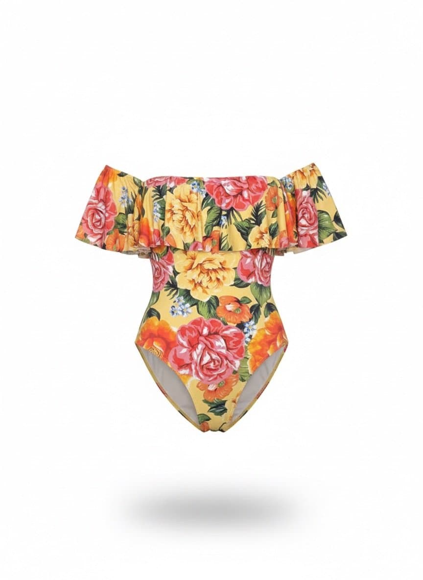 Body/Maio Flor Colorida Farm P, Farm, Estampada, tamanho P