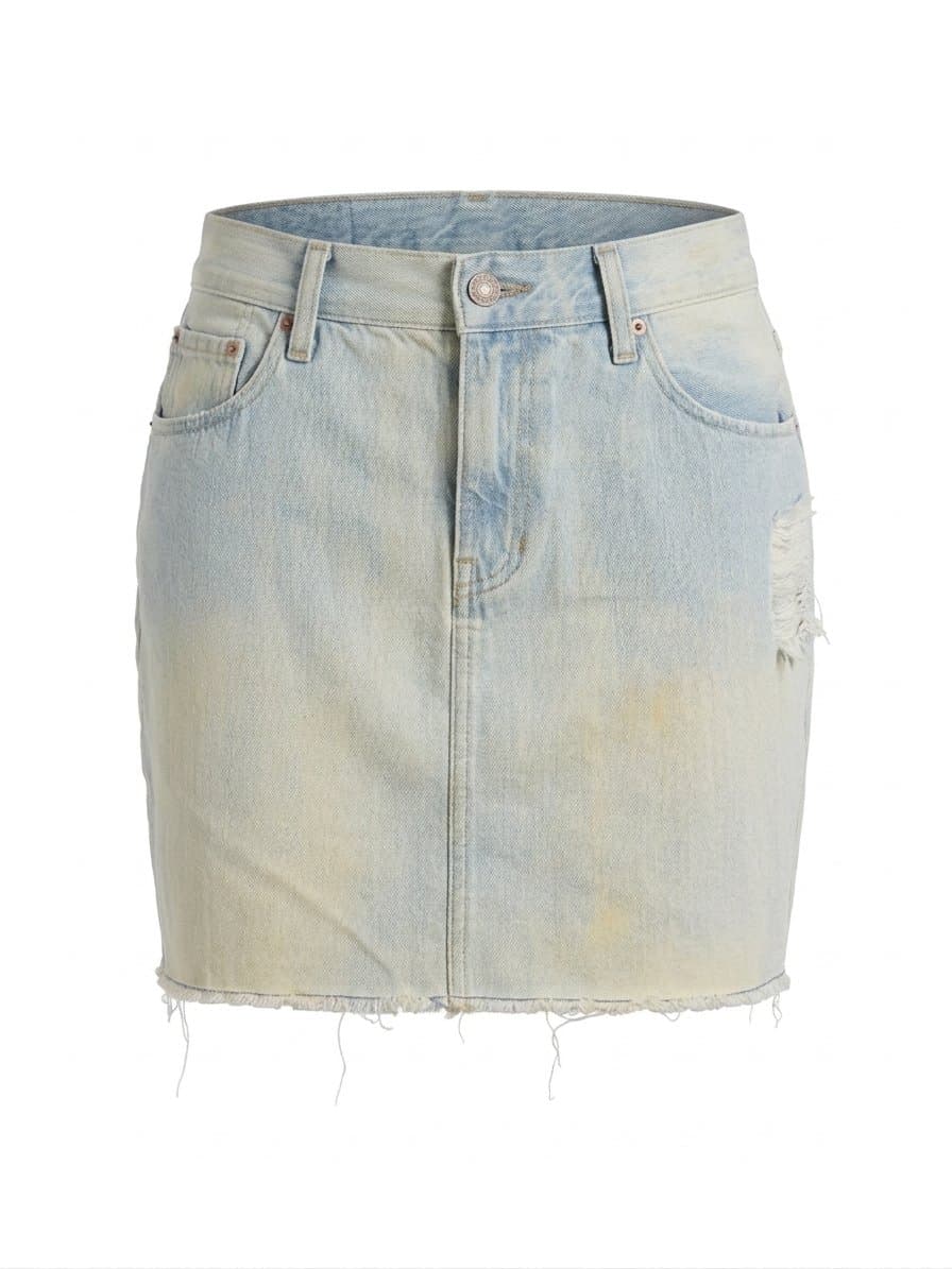 Saia Jeans Johnjohn 44, John John, Azul, tamanho 44