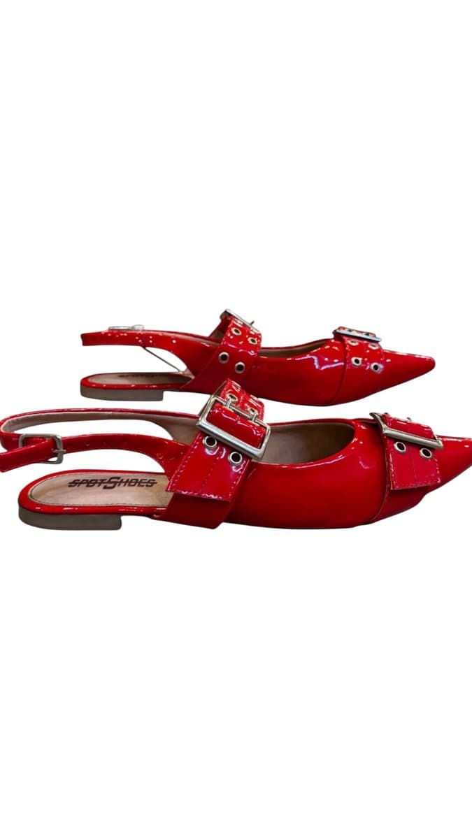 Sapatilha Verm Fivelas Spotshoes 38, Vermelho, tamanho 38