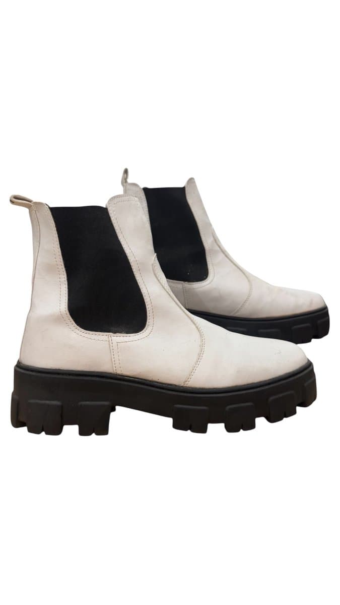 Bota Branca Dubyy 37, Branco, tamanho 37