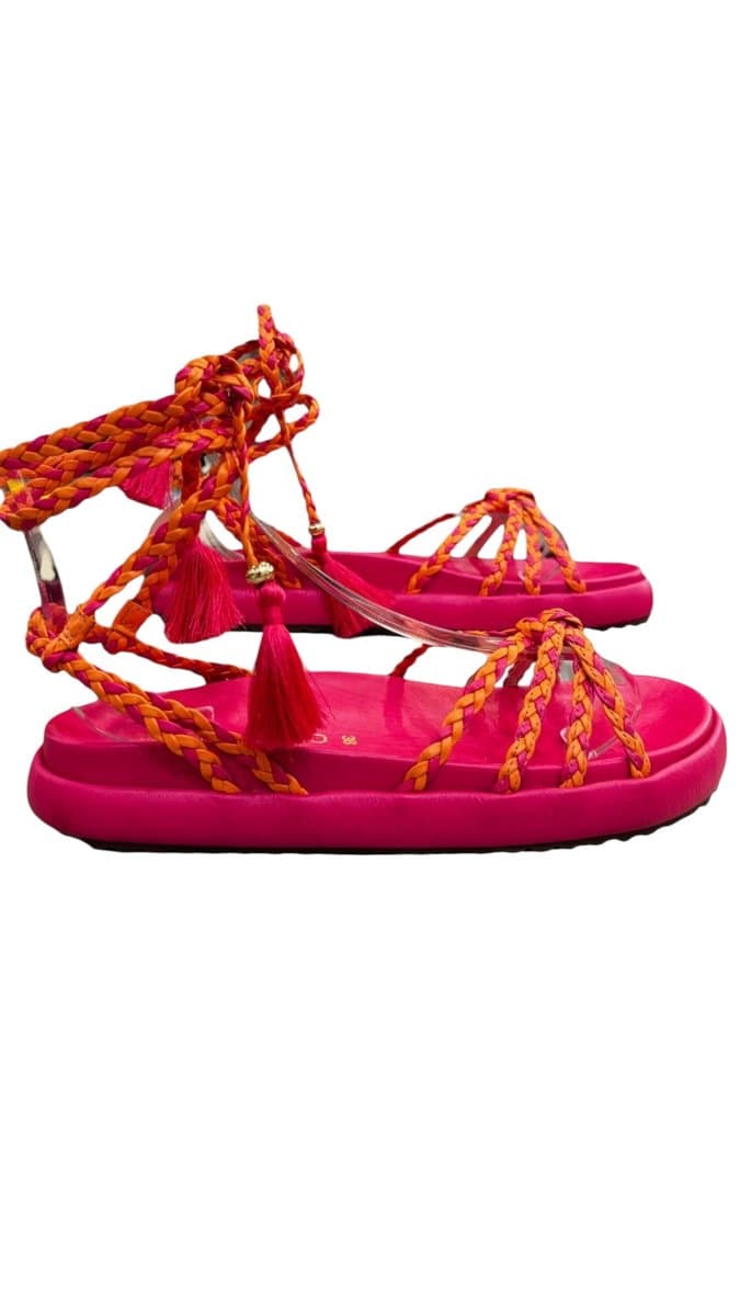Papete Pink/Coral Ceconello 38, Cecconello, Rosa-chiclete, tamanho 38