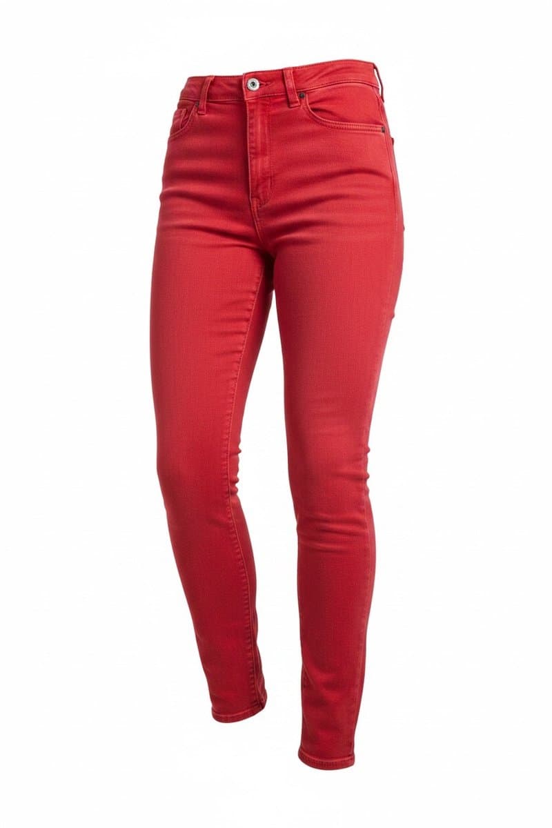 Calça Skinny Vermelha Farm, Farm, Vermelho, tamanho 38