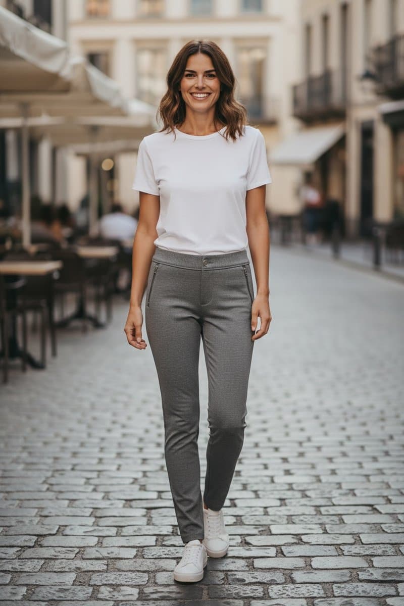 Montaria Malha Chumbo Ckj, Calvin Klein, Cinza-escuro, tamanho P — foto 2