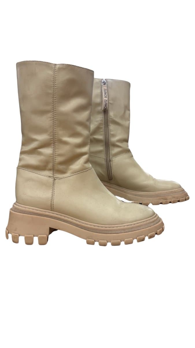 Bota Off Schutz, Schutz, Branco, tamanho 36