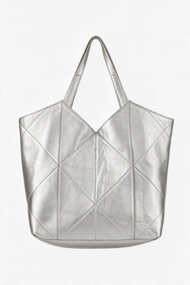 Bolsa Saco Grande Prata Schutz, Schutz, Prateado, tamanho UN — foto 3