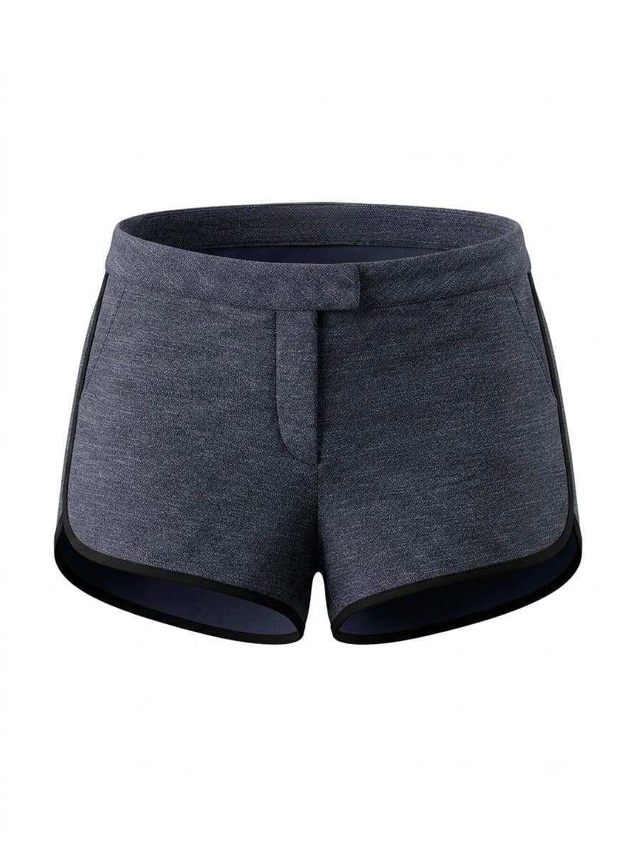 Shorts Marinho/Vies Preto Canal, Canal, Azul-marinho, tamanho G