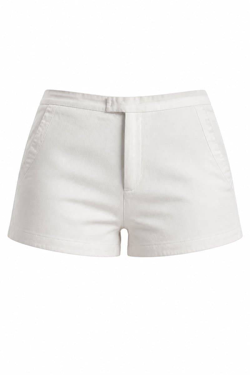 Shorts Off Aafaitaria Carina Duek, Carina Duek, Branco, tamanho 40
