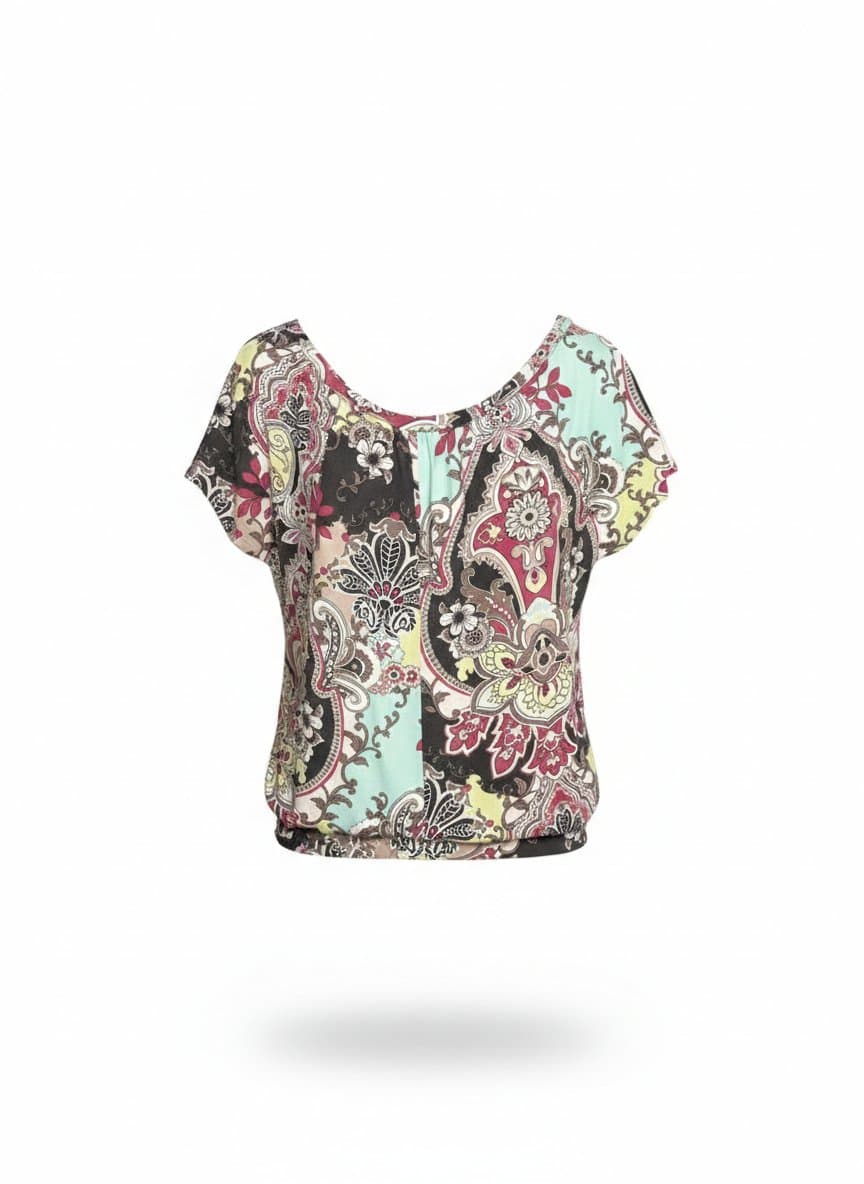 Blusa Estampa Pasley Costume M, Estampada, tamanho M