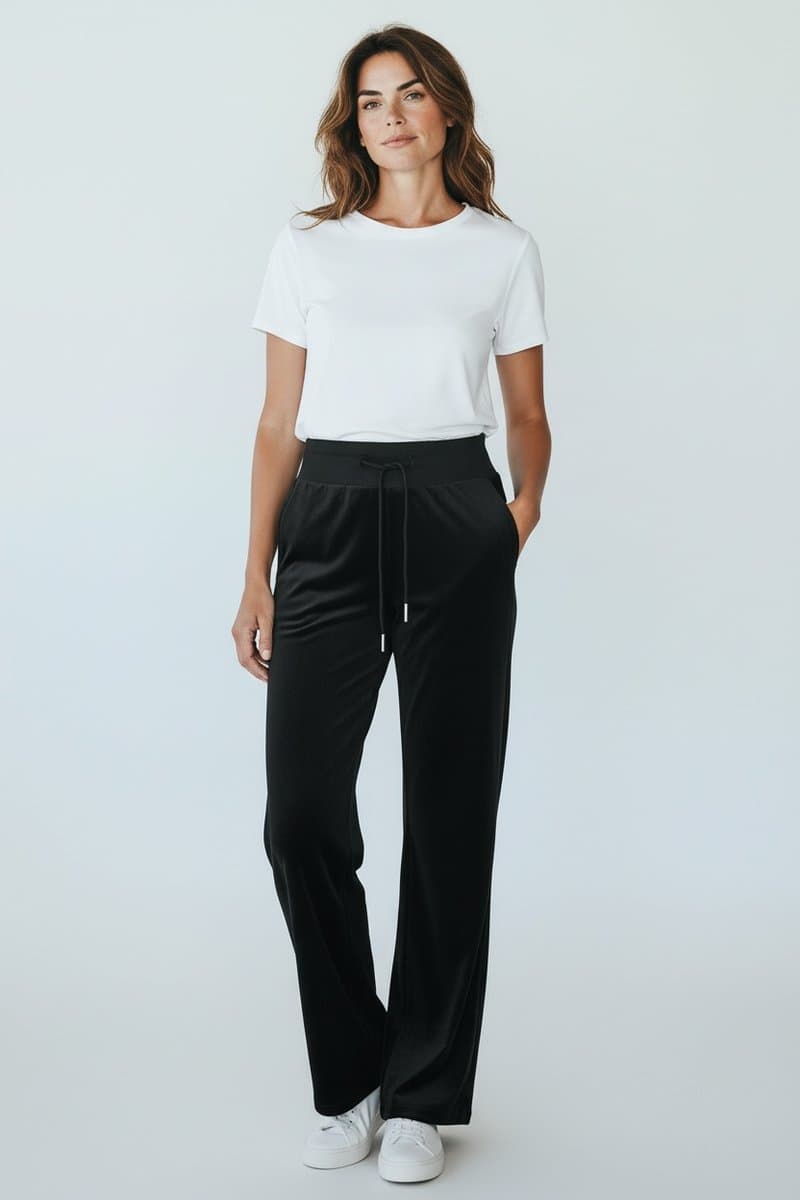Calça Plush Prteta M, Preto, tamanho M — foto 2