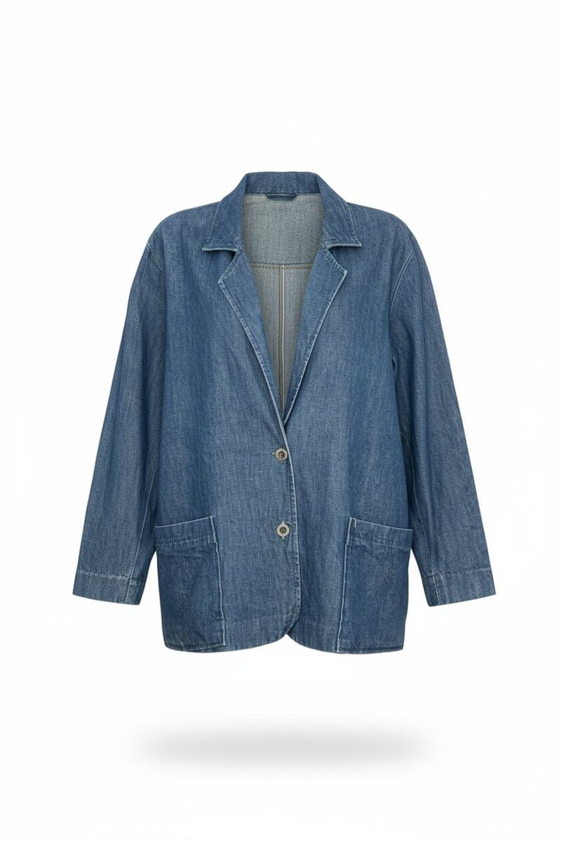 Blazer Jeans M, Azul, tamanho M