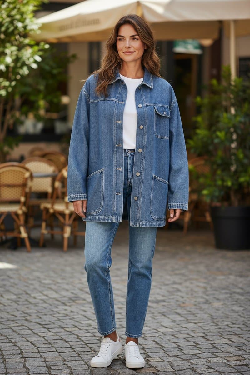 Parka Jeans Zoomp G, Zoomp, Azul, tamanho G — foto 2