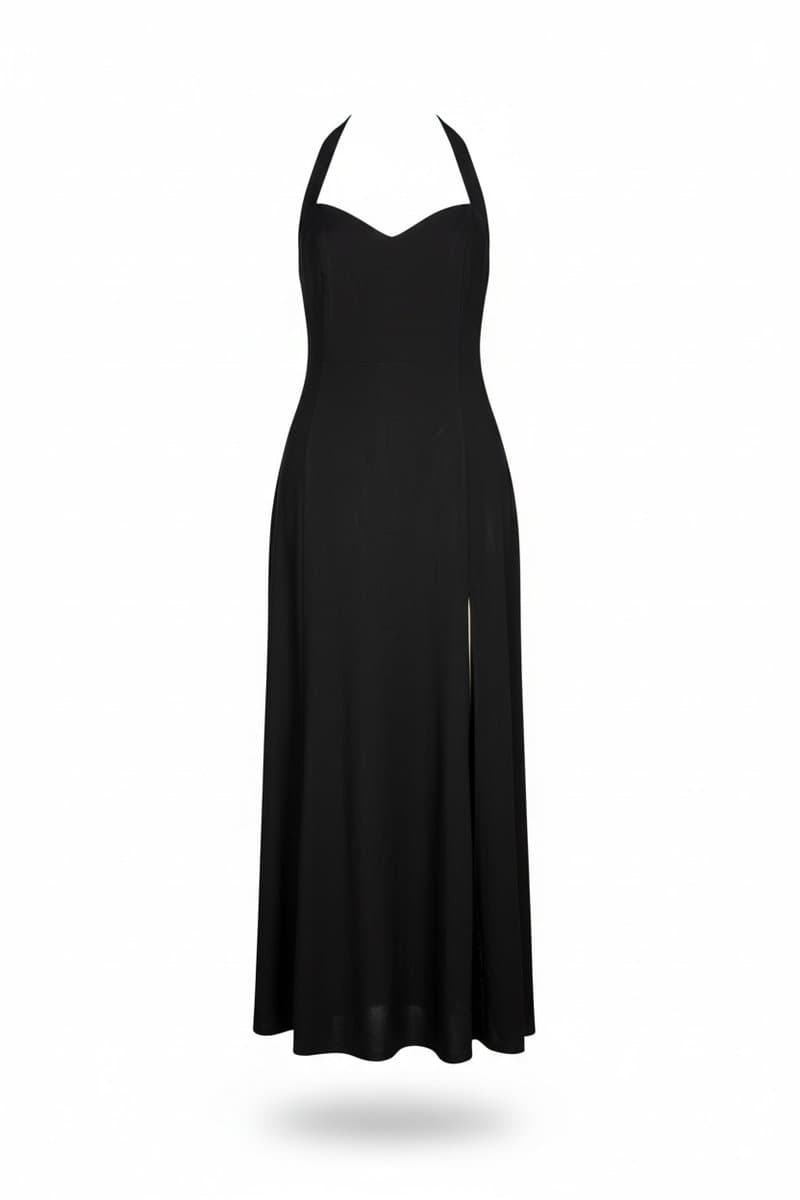 Vestido Midi Preto Moda 10, Preto, tamanho P