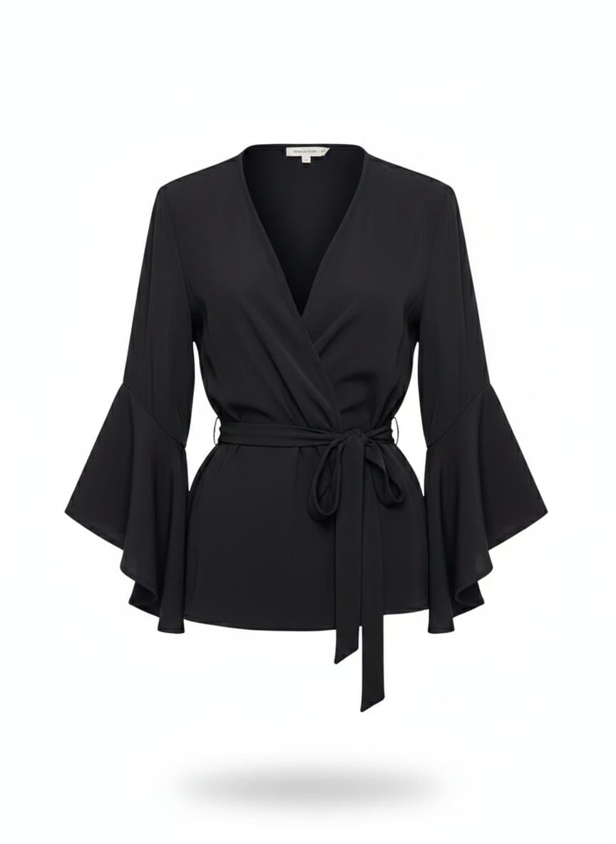 Kimono Preto Zara M, Zara, Preto, tamanho M