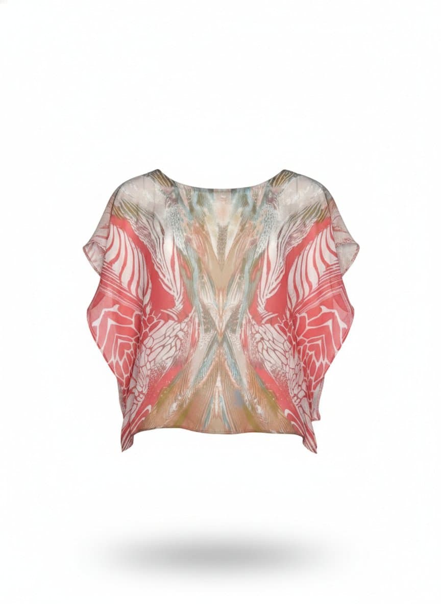 Blusa Estampa Verm Rosany G, Vermelho, tamanho G