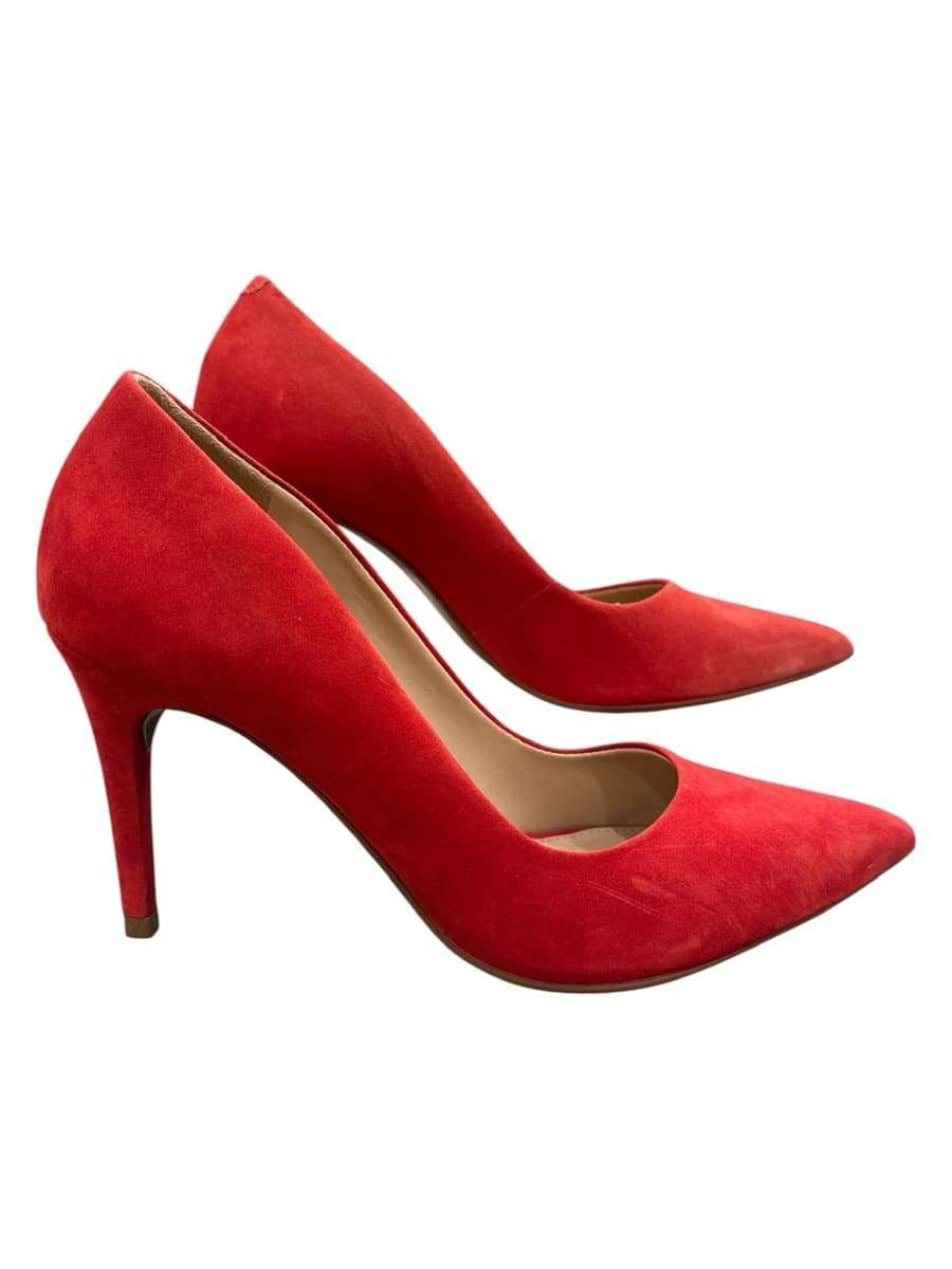 Scarpin Camurça Vermelho Arezzo, Arezzo, Vermelho, tamanho 36
