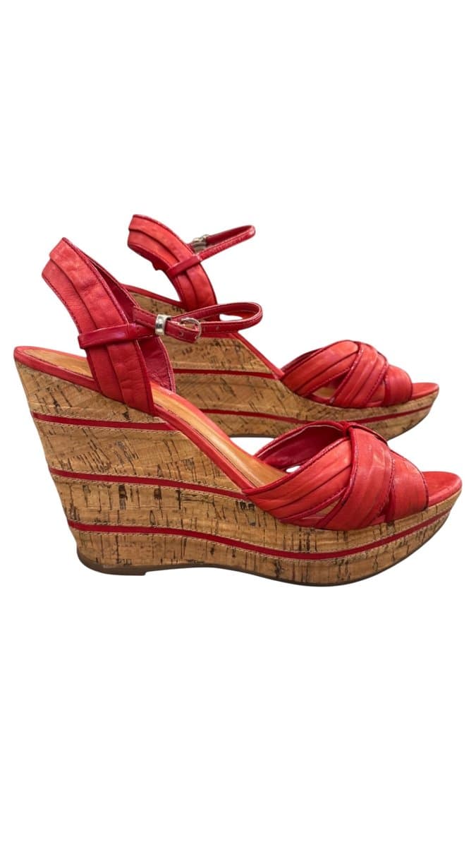 Anabela Vermelha Schutz 38, Schutz, Vermelho, tamanho 38