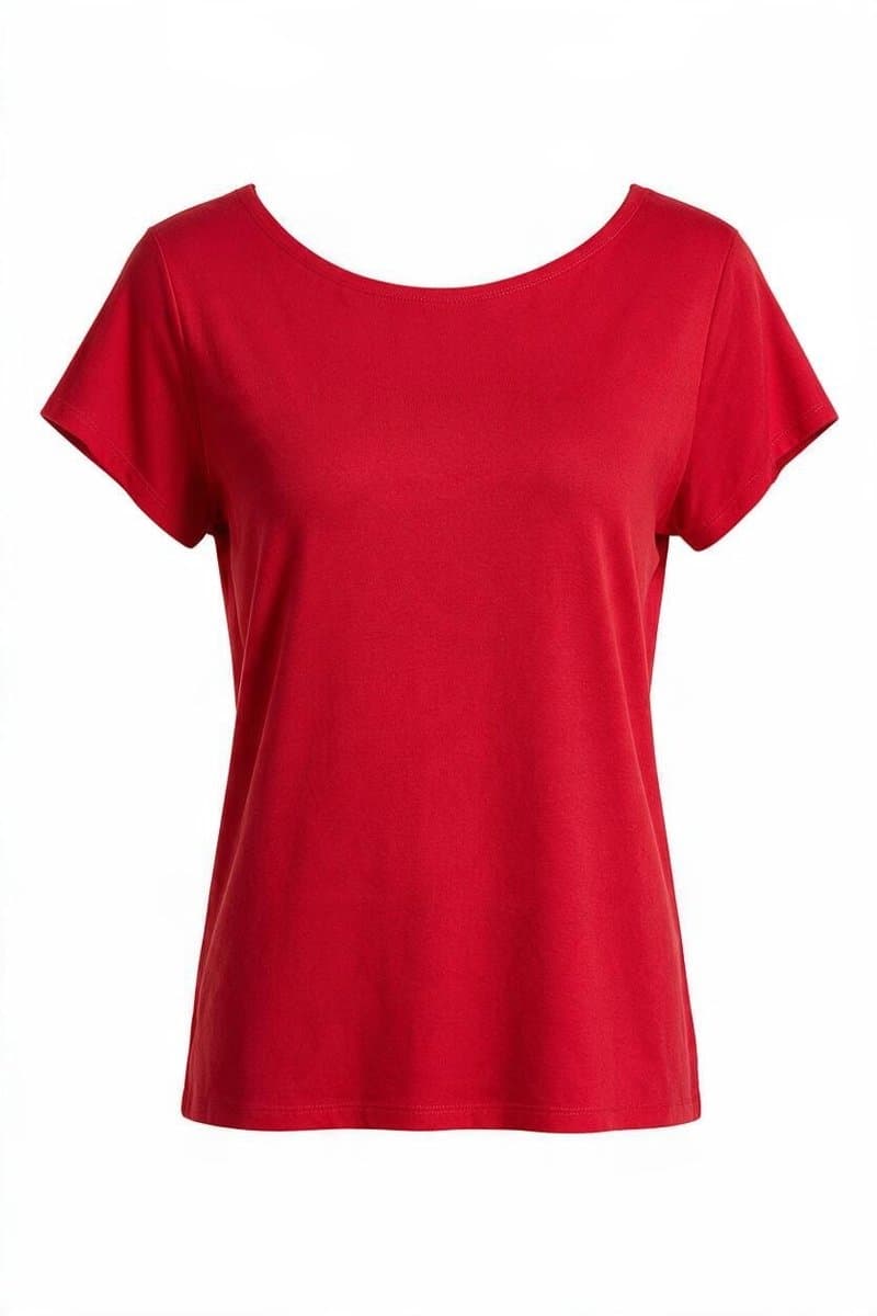 Tshirts Malha Vermelha Gistel, Vermelho, tamanho G