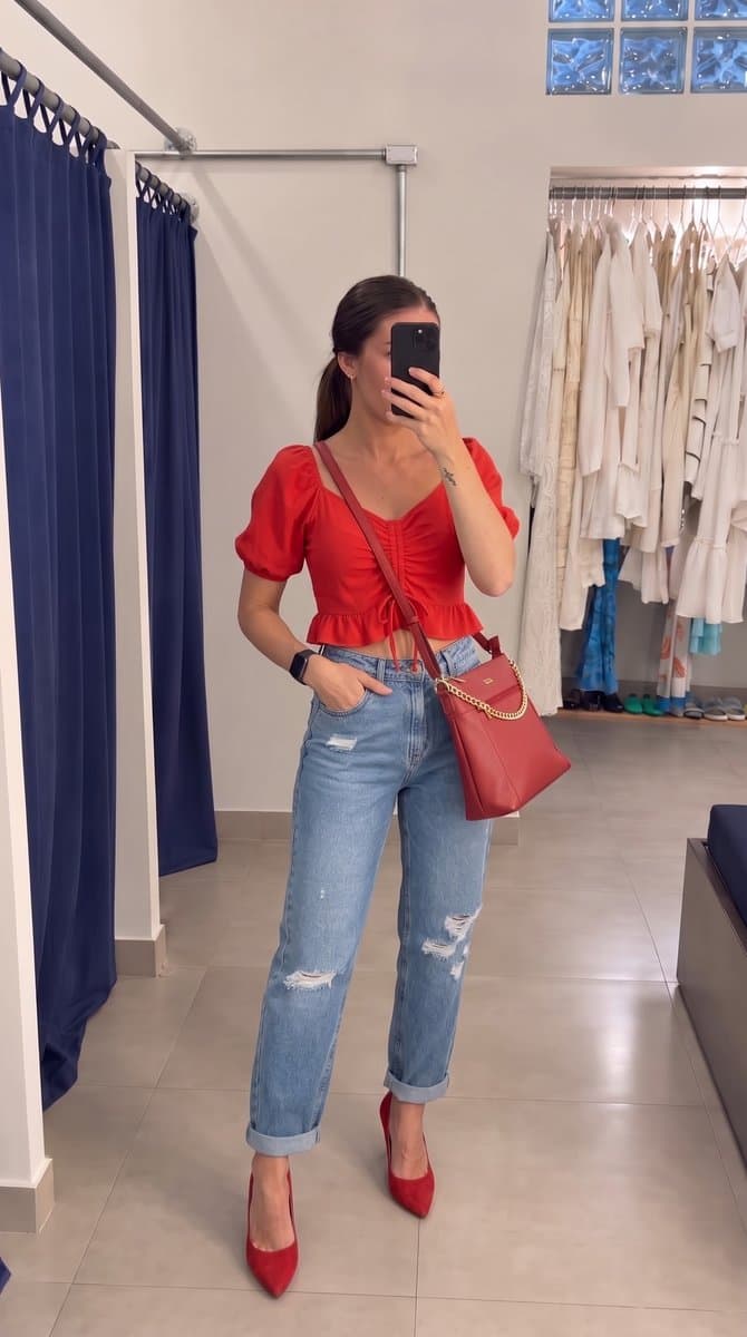 Jeans Alcance Rasgos, Alcance, Azul, tamanho 40 — foto 3