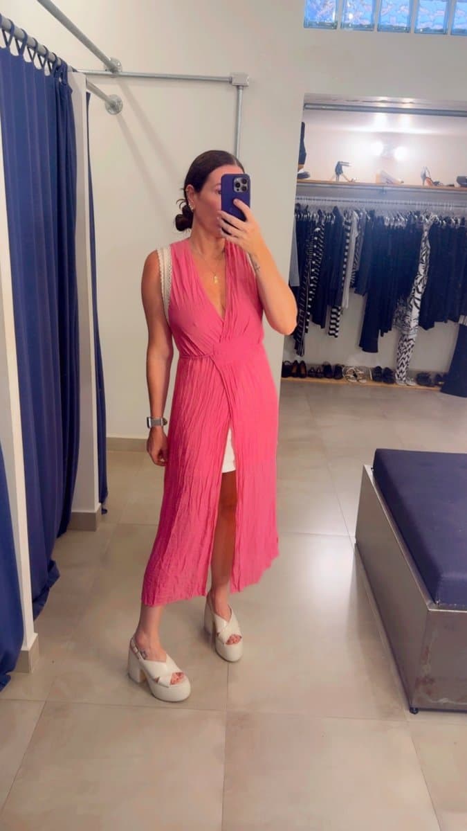 Tunica Rosa Kwi, Rosa, tamanho P — foto 2