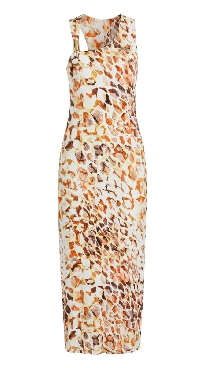 Vestido Longo Animal Print Reserva Natural, Reserva, tamanho 42