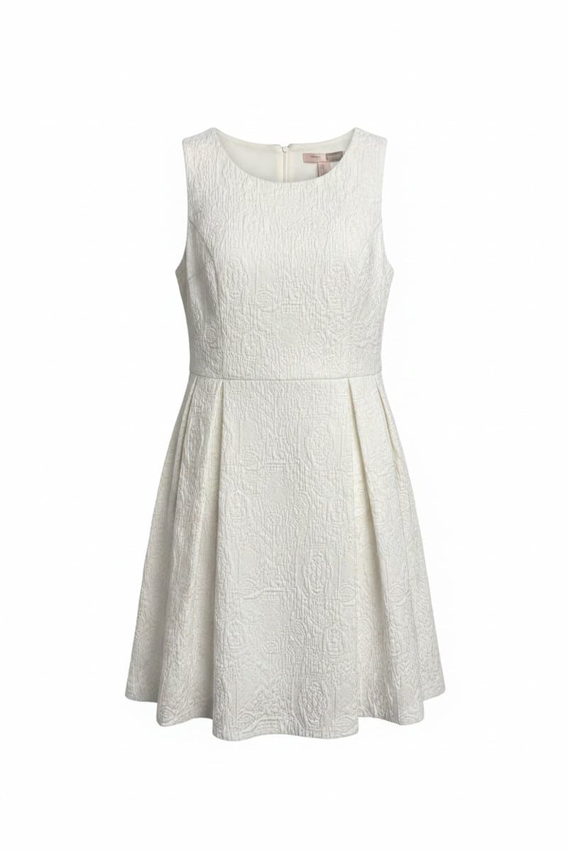 Vestido Curto Off Texturas Forever 21, Forever 21, Branco, tamanho M