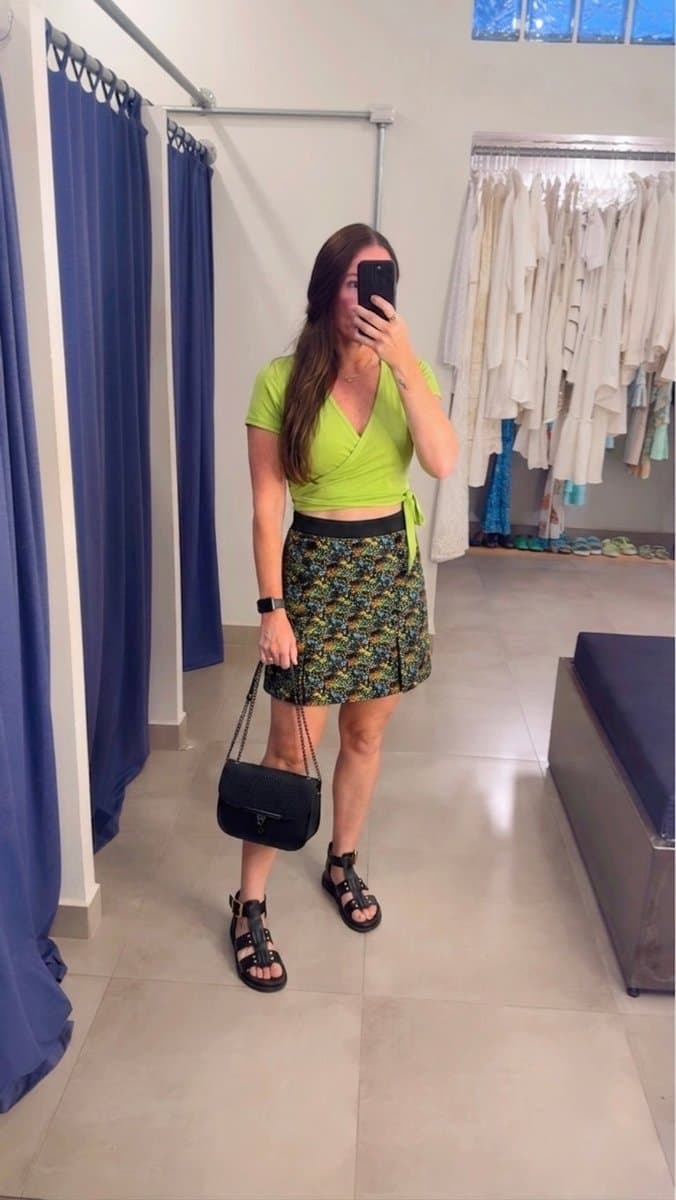 Cropped Envelope Verde Morena Rosa, Morena Rosa, Verde, tamanho G — foto 3