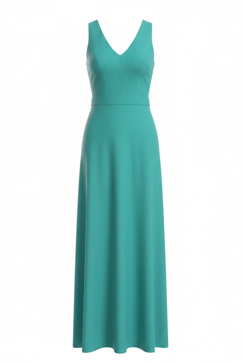 Vestido Longo Verde, Verde, tamanho G