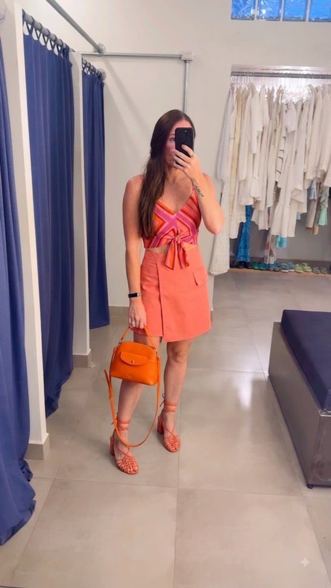 Regata Listras Corl/Pink/Verm Dress To, Dress To, Rosa-chiclete, tamanho M — foto 3