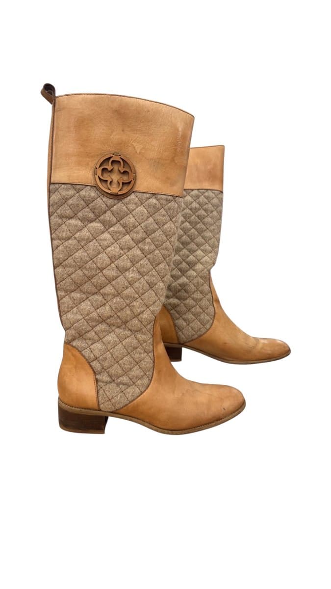 Bota Matelasse Mescla/Caramelo Capodarte 38, Capodarte, Cinza, tamanho 38