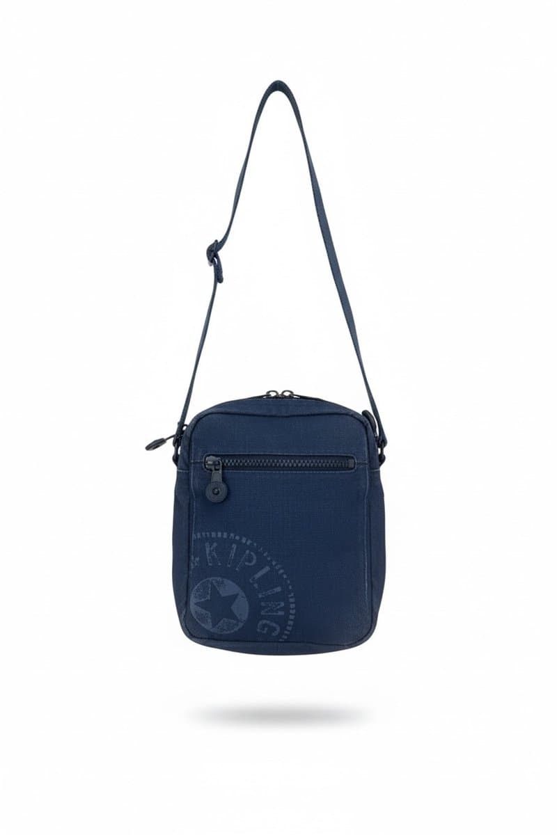 Bolsa Transversal Jeans Kipling, Kipling, Azul, tamanho Não informado