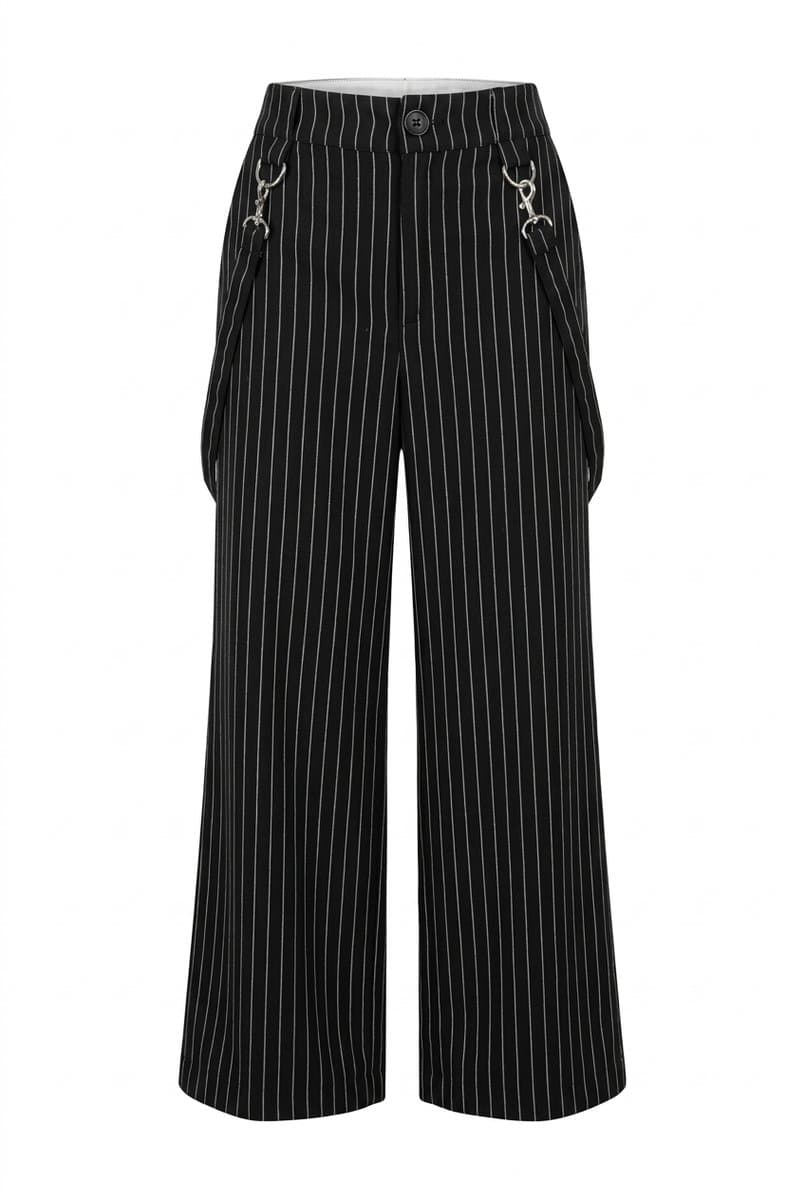 Pantacourt Risca Giz C Suspensorio Bluesteel P, Bluesteel, Preto, tamanho P