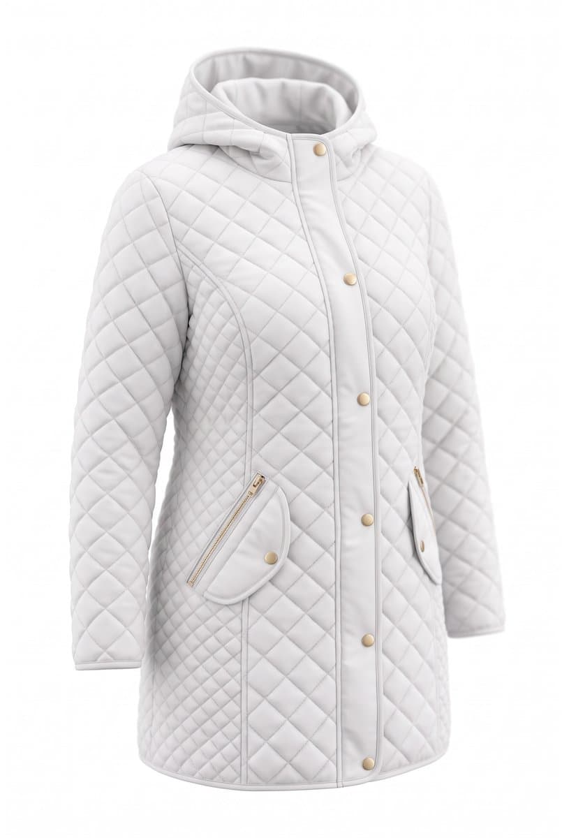 Casaco Nylon Branco Cavalini G, Branco, tamanho G — foto 2