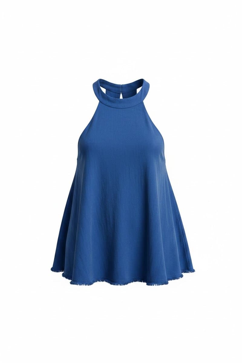 Blusa Frente Única Azul, Azul, tamanho P