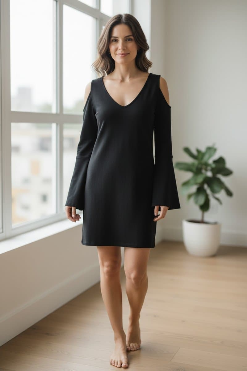 Vestido ML Preto Farm P, Farm, Preto, tamanho P — foto 2