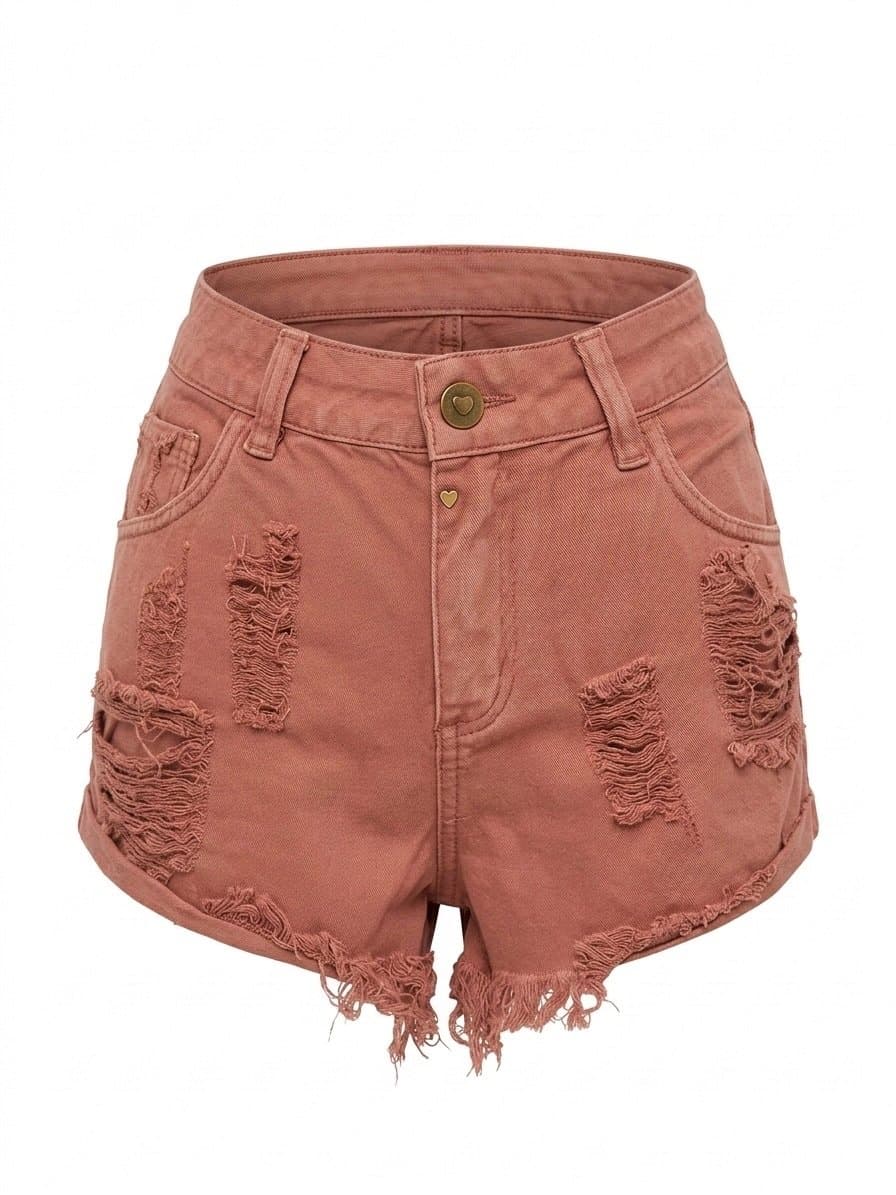 Shorts Rosa Antigo Rosa Cha 38, Rosa Chá, Rosa, tamanho 38