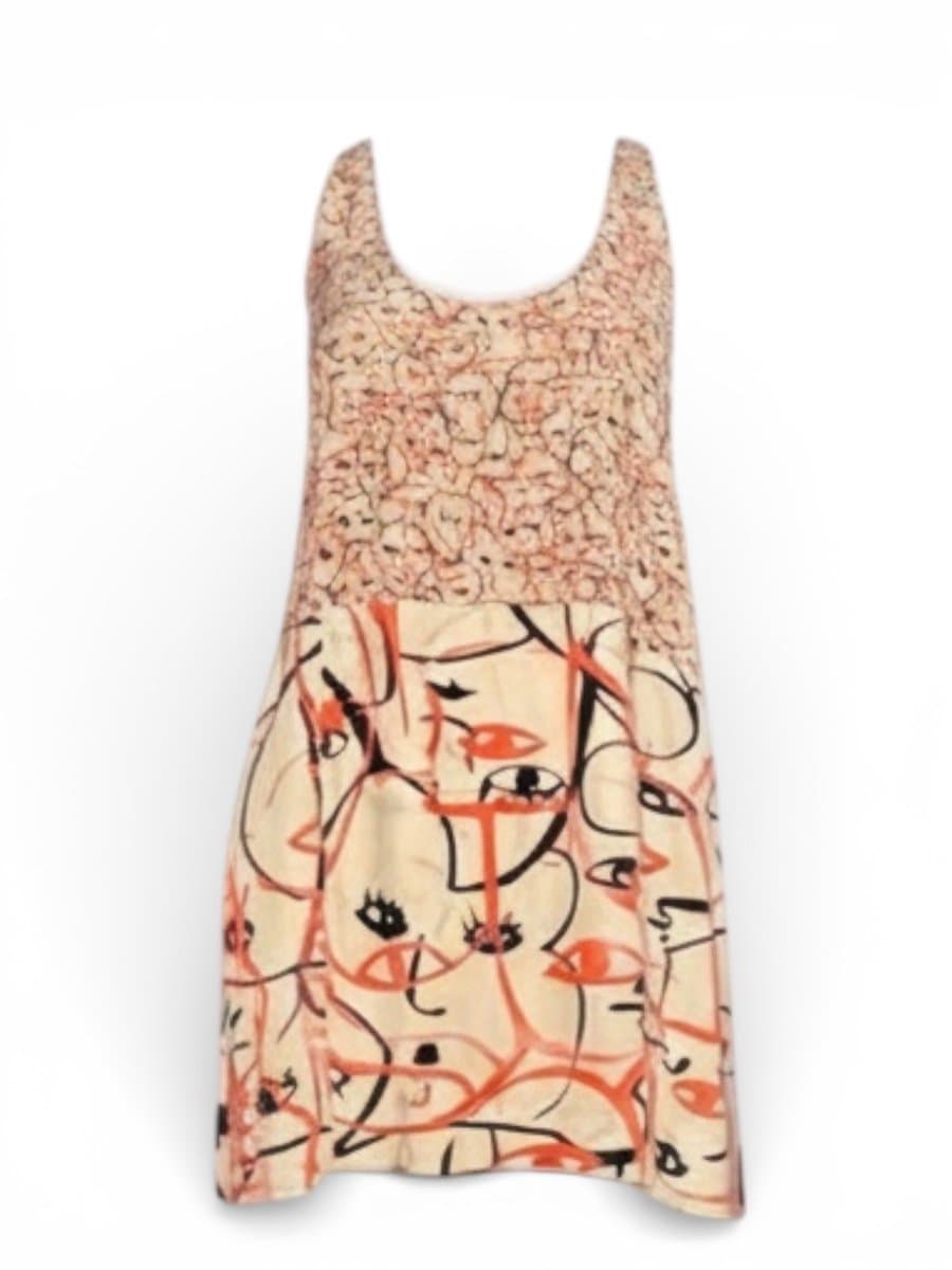 Vestido Animale Mulher Coral, Animale, Coral, tamanho 36