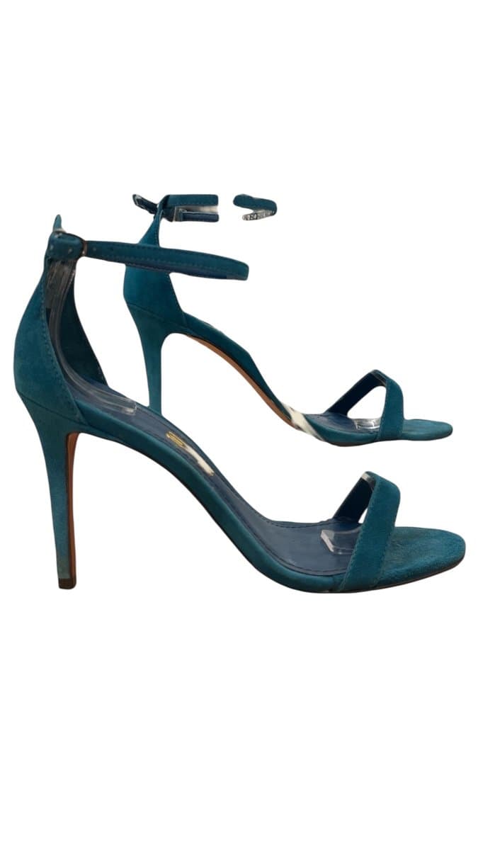 Sandalia Sl Turquesa 37, Azul-turquesa, tamanho 37