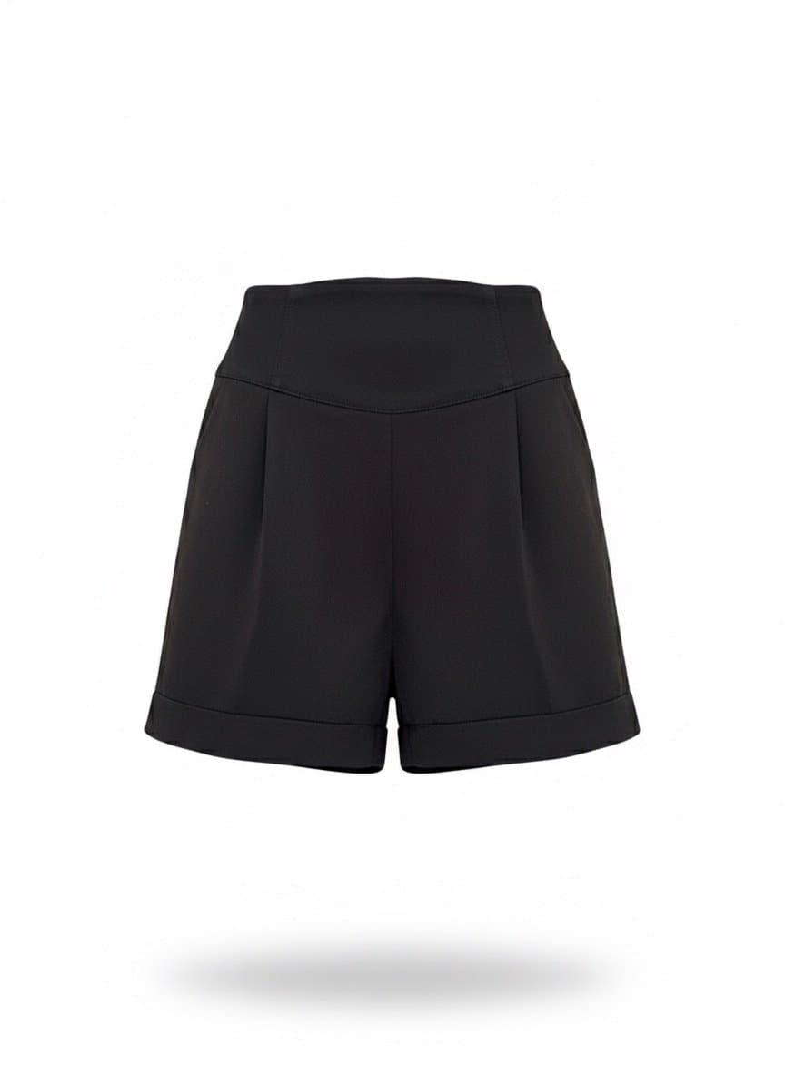 Shorts Preto Lilly Belle 38, Preto, tamanho 38