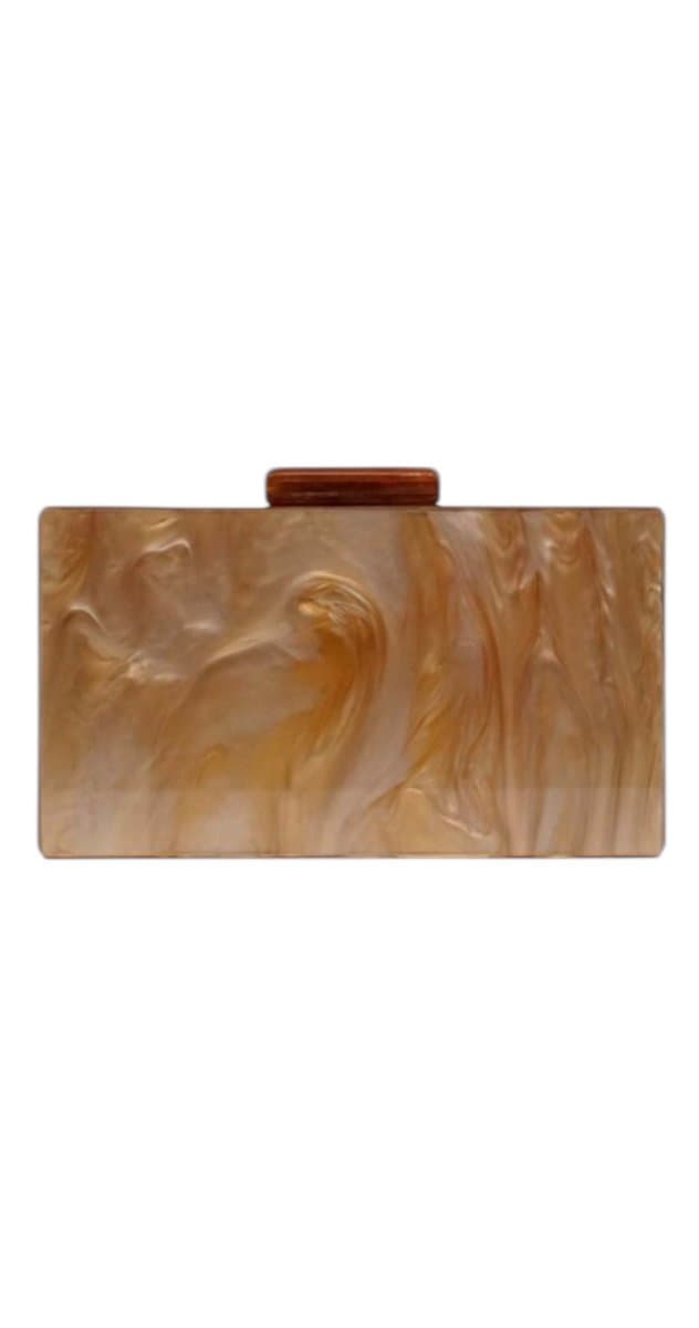 Clutch Perola Areia, Creme, tamanho UN
