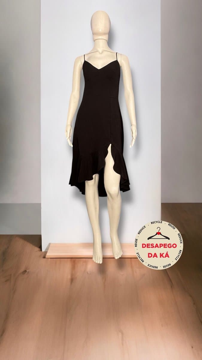 Vestido Preto Rubicon P, Rubicon, Preto, tamanho P — foto 3