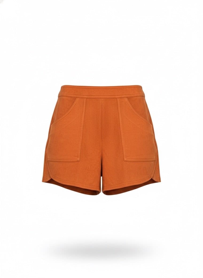 Shorts Suede Telha Dres To M, Dress To, Terracota, tamanho M