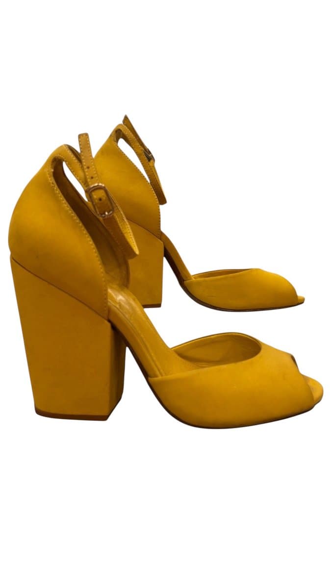 Sandalia Amarela Schutz 37, Schutz, Amarelo, tamanho 37