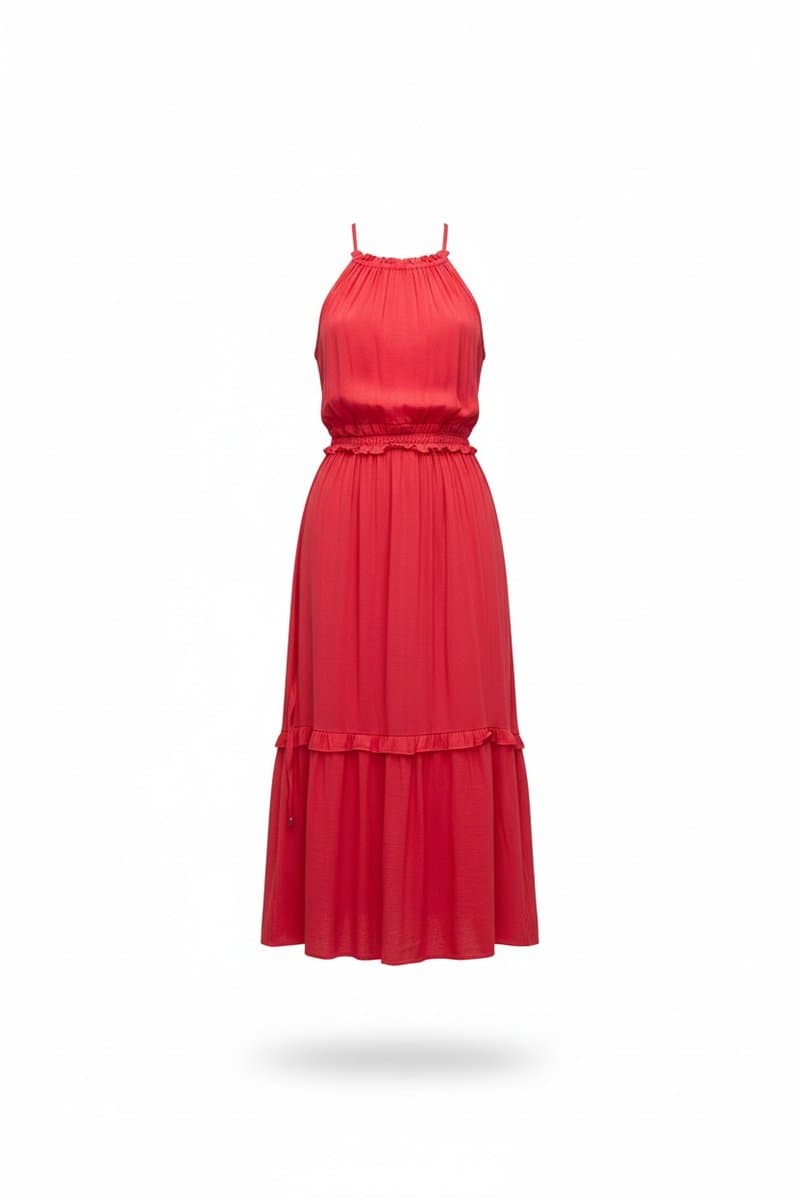 Vestido Longo Pink Costume M, Rosa-chiclete, tamanho M