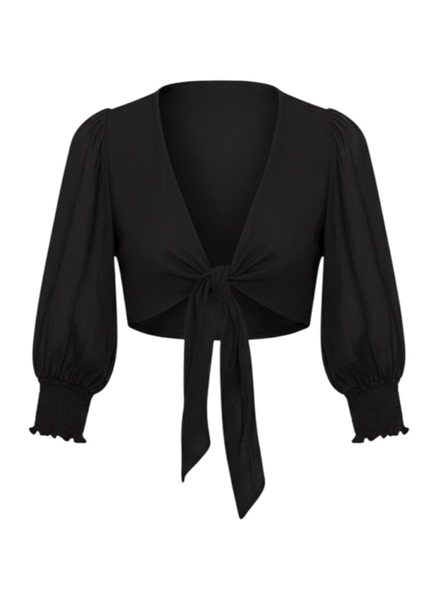 Blusa Preta Farm P, Farm, Preto, tamanho P