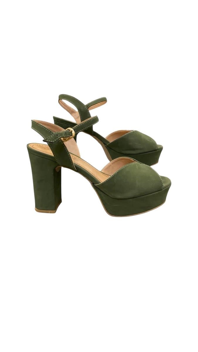 Sandalia Verde Specchio 36, Specchio, Verde, tamanho 36
