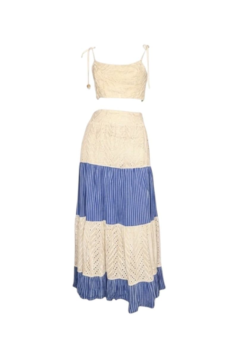 Conjunto Saia+ Top Laise Chicle M, Estampada, tamanho M