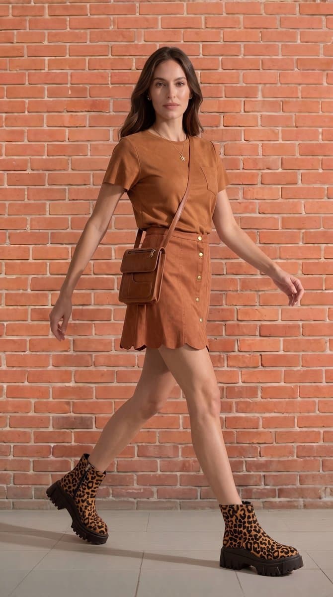 Blusa Suede Caramelo Morina, Morina, Marrom-claro, tamanho G — foto 3